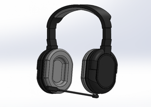 headset 3d model in 3dexport cuffie headsetbluetooth headsets 3d print model - Mito3D
