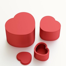 le coeur boîte de cadeau cœur cercueil cassette la capacité forme modèle souvenirs amour les amoureux vacances l'amour conteneur st-valentin 3d print model - Mito3D