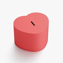 kalp madeni para kutu 3d yazdır model in 3dexport tabut şekil kutusu thrift box domuzcuk banka hatıra aşk aşk hediye konteyner sevgililer 3d print model - Mito3D