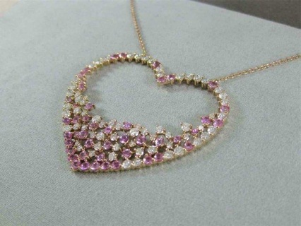 heart diamond pendant pendants heartdiamond antique luxury rapper hiphop jewelry necklace gemstone elegant celebrity style jewellery bling gem urban love 3d print model - Mito3D
