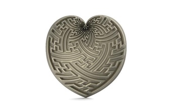 kalp kolye takı mücevher Sanat moda Aşk 3d print model - Mito3D