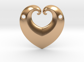 hearty pendant 3d print model in pendants 3dexport corazon 3d print model - Mito3D