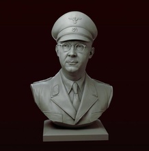 Heinrich Himmler Adolf Hitler político nazista líder alemão fascismo mussolini Benito fracasso escultura imprimível impressão Stalin lenin ww2 guerra ditador italia miniaturas 3d print model - Mito3D