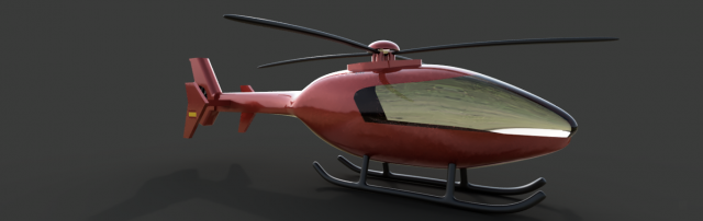helicopter free 3d model in 3dexport cheap 3d print model - Mito3D