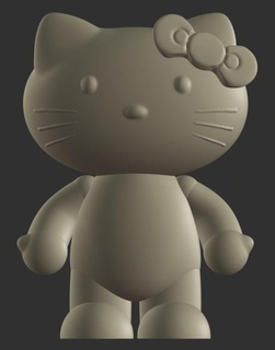 Ciao gattino animali ciao Kitty sanrio ciaokittyeamici collezione kawaii dolcezza ragazzi Bambola carina figura forprint stampare 3d print model - Mito3D