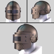 capacete k6 3 3d modelo in 3dexport leme pubg armaduras militares proteção apaixonado escudo guerra campo batalha soldado cabeça equipamento ouro aço ferro metal russo 3d print model - Mito3D