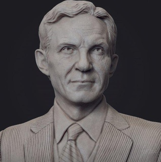 henry man car auto famous american industrialist business magnate founder company developer usa bust printable 3dprint likeness character miniatures 3d print model - Mito3D