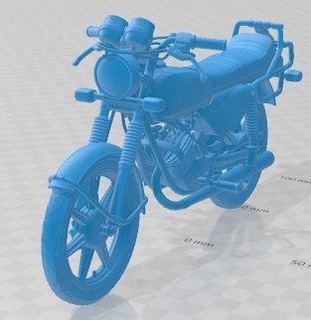 Hércules supra 4gp 1979 imprimible moto automotor pasatiempo micro escala bicicleta motocicleta 3d print model - Mito3D