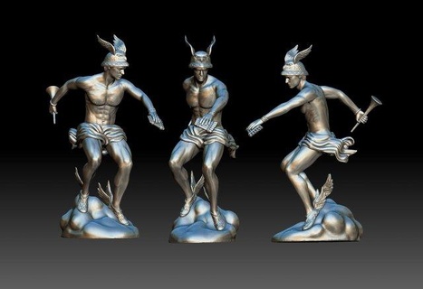 hermes staute greek god 3d print model sculpture statue figure art sculptures 3d print model - Mito3D