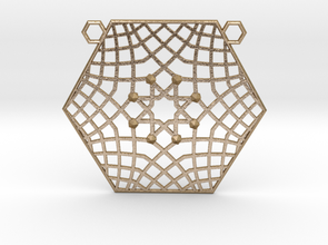hexapendant 3d impression modèle in pendentifs 3dexport pendentif colgante 3d print model - Mito3D