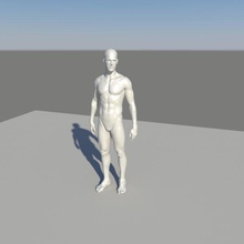 alto escuela politécnica masculino personaje hombres mujer maya 3d detallado modelo anatomía 3d print model - Mito3D