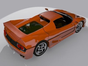 altura detalhado esporte carro 3d modelo in carros 3dexport rapidez rodas raça vermelho velozes 3d print model - Mito3D