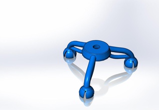 Scharnier Verstrebungen - Befestigung Verbindungselement Fixierung die Befestigungen knuckle 3d print model - Mito3D