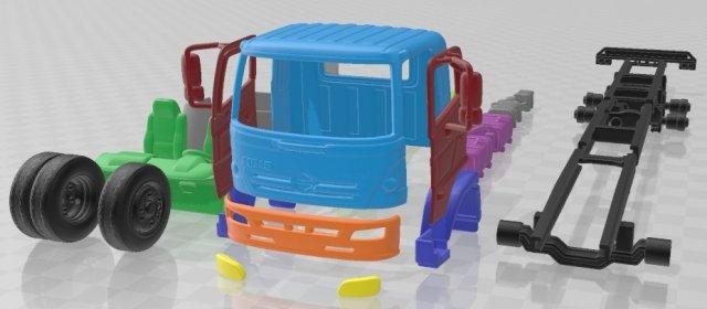 hino 500 fc 2020 printable truck automotive slot scalextric tamiya rc miniz hobby micro diecast 3d print model - Mito3D