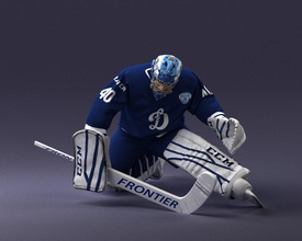 hockey goalkeeper 1007 3d print model in man 3dexport 3dscan 3dprint human male posed character figurine miniature 3dfigurine people realistic visualization miniatures render activity sports player nhl 3d print model - Mito3D