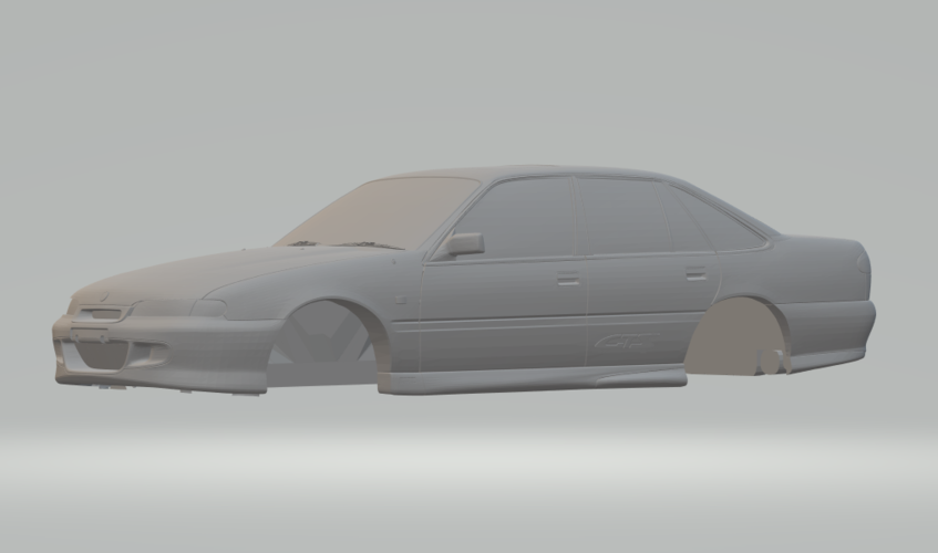 holden commodoro 3d stampa modello in veicolo 3dexport pressofuso slotcars slot car hotwheels 3D print model - Mito3D