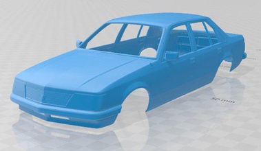 holden commodore 1981 printable body car 3d print model in automotive 3dexport slot scalextric tamiya rc miniz hobby micro 3d print model - Mito3D