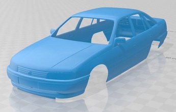 holden comodoro 1988 imprimible cuerpo coche vehiculo 3d impresión modelo in automotor 3dexport espacio scalextric tamiya rc miniz pasatiempo micro 3d print model - Mito3D