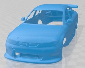 holden commodore race car sedan 1997 printable body slot scalextric tamiya rc miniz hobby micro 3d print model - Mito3D