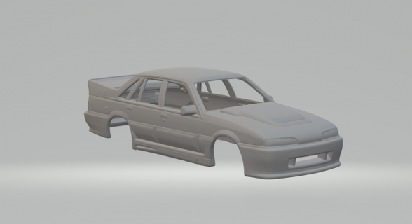 Holden Commodore vl araç döküm Sıcak tekerlekler slotcar oyuncaklar Yazdır yarış araba 3d print model - Mito3D