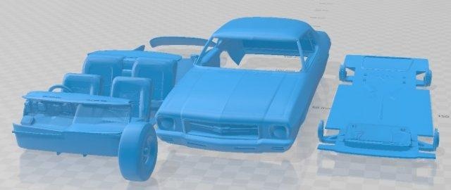 holden monaro hq gts 1973 printable car automotive slot scalextric tamiya rc miniz hobby micro 3d print model - Mito3D