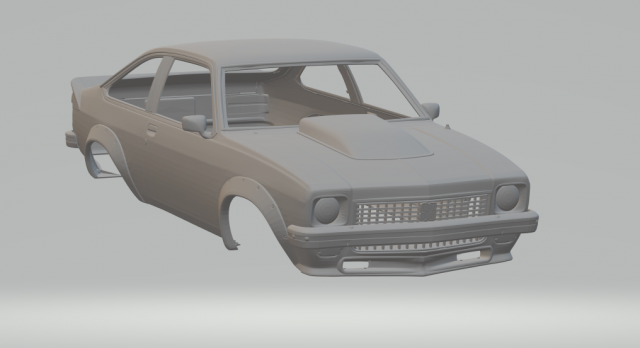 Holden torana yarış araba araç döküm slotcar Sıcak tekerlekler minyatürler yuva Yazdır basılı 3D print model - Mito3D