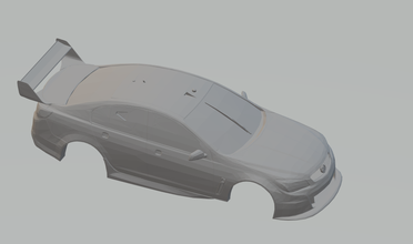 holden v8 supercars 3d impression modèle in véhicule 3dexport moulé pression voiture slot roues chaudes 3d print model - Mito3D