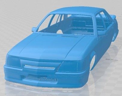 holden vk carrera imprimible cuerpo coche vehiculo automotor espacio scalextric Tamiya rc miniz pasatiempo micro 3d print model - Mito3D