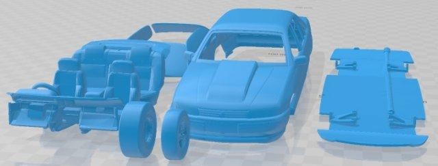 Holden vn ss kompozisyon yazdırılabilir araba 3d Yazdır model otomotiv yuva ölçülü Tamiya rc miniz hobi mikro 3d print model - Mito3D