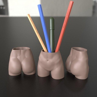 titulaire soutien pot femelle hanches Bureau sculpture femmes art anatomie 3d print model - Mito3D