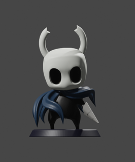 cavo cavaliere carino versione mostri creature figura gioco giocattolo arte scarabeo silksong piattaforma 3d print model - Mito3D