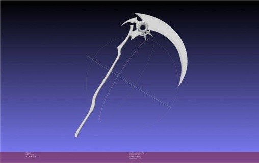 hololive mori calliope scythe assembly replica weapon fantasy costume cosplay anime calliope-mori 3d print model - Mito3D