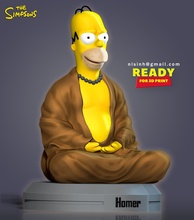 Homer Simpson Simpsons thesimpsons 3dprint 3dprinting 3d print model - Mito3D