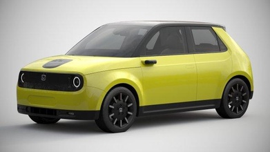 honda e 2021 3d model in compact cars 3dexport 2020 2022 2023 2024 ev electric urban detailed interior japan sedan hatchback japanese battery 3d print model - Mito3D