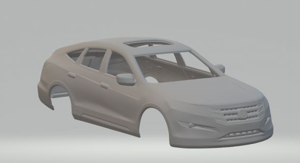 Honda acuerdo cruce vehículo fundido presión ruedas calientes tragamonedas caliente juguetes impresión carrera coche vehiculo 3d print model - Mito3D