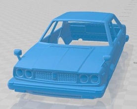 honda acuerdo sedán 1977 imprimible cuerpo coche vehiculo 3d impresión modelo in automotor 3dexport espacio scalextric tamiya rc miniz pasatiempo micro 3d print model - Mito3D