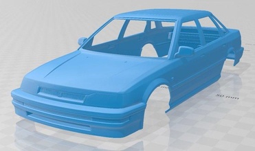 honda concerto ma sedan 1988 imprimível corpo carro 3d impressão modelo in automotivo 3dexport fenda escalextrico tamiya rc miniz passatempo micro 3d print model - Mito3D
