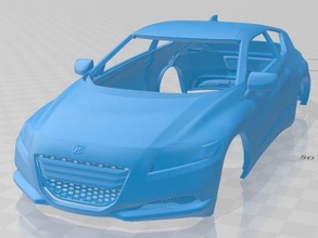 honda cr-z 2011 printable body car 3d print model in automotive 3dexport slot scalextric tamiya rc miniz hobby micro 3d print model - Mito3D