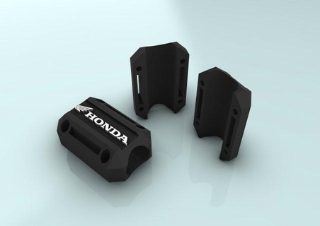 Honda personalizado parachoque mecánico partes moto barra choque 3d print model - Mito3D