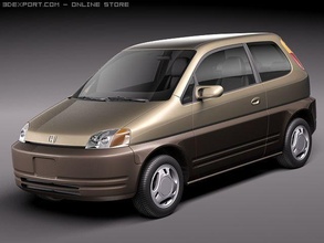 Honda ev 19961999 fcx électrique écologique 1996 1997 1998 1999 Japon 3d print model - Mito3D