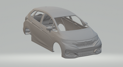 honda diecast slot car slotcar fenda carro quente hotwheels rc cívico integra sedan jazz 3d print model - Mito3D