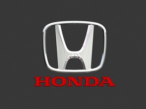 honda logotipo 3d modelo in suv 3dexport automotivo marca japão carro fabricado formula 1 3d print model - Mito3D