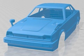 honda prelude 1978 printable body car 3d print model in automotive 3dexport slot scalextric tamiya rc miniz hobby micro 3d print model - Mito3D