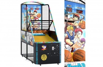 hoop dreams basketball game machine ball child indoor arcade play children entertainment fun public playroom coin 3d print model - Mito3D