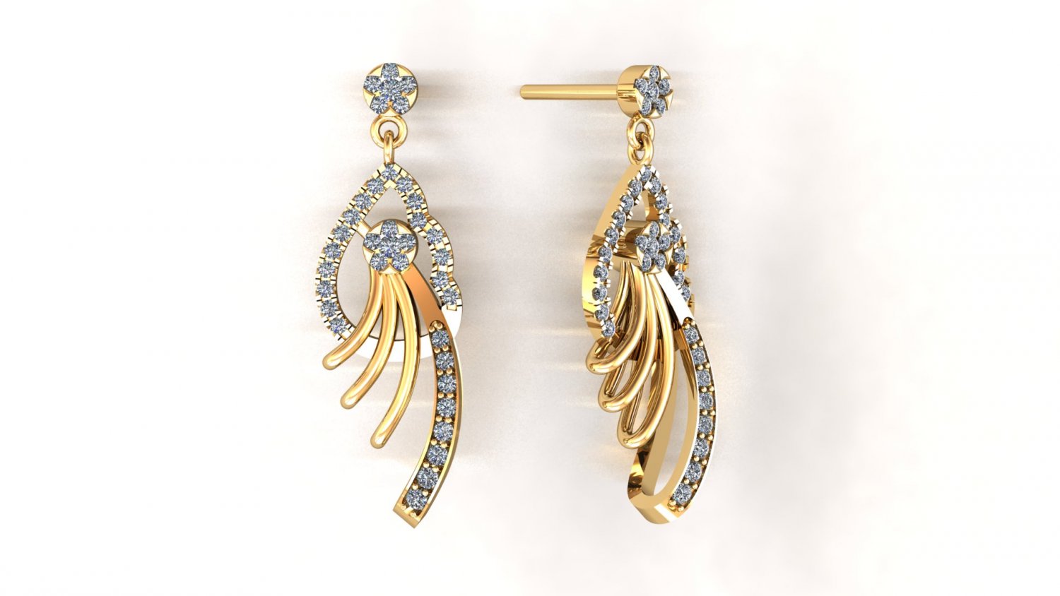 hoop earrings 3d print model earring jewelry gold hoop-earring hoop-earrings jewel 3D print model - Mito3D