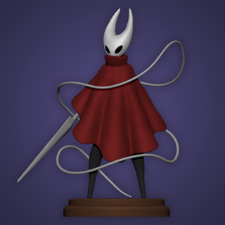 hornet figure - hollow knight-silksong figurines knight silksong red dress deepnest boss greenpath bugs wasp rules 3d print model - Mito3D