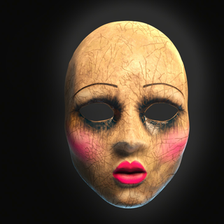 Horror boneca mascarar roupas Bruxas fantasias cosplay diabo assassino 3d print model - Mito3D