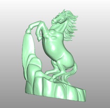 caballo animal archivo stl obj caracteres 3d print model - Mito3D