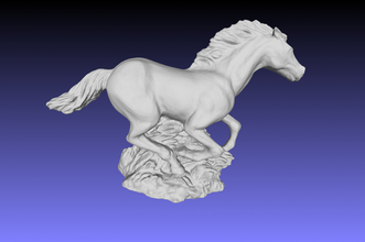 Pferd 3d drucken scan 3d print model - Mito3D