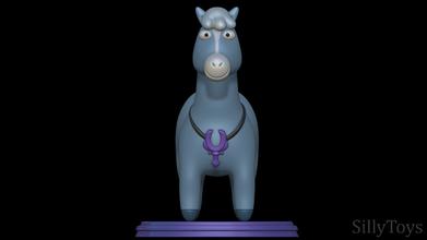 cavalo centauro mundo 3d impressão modelo in animais 3dexport netflix égua fêmea animal mamífero quadrúpede cavaleiro animado brinquedos bobos pónei 3d print model - Mito3D